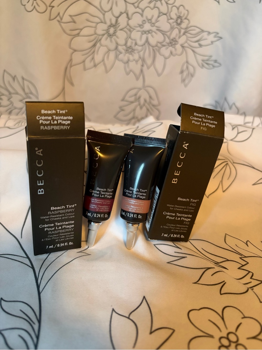BECCA Beach Tint Duo - Raspberry & Fig Sheer Cream Tints